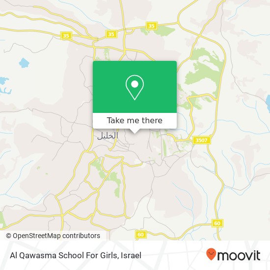 Al Qawasma School For Girls map