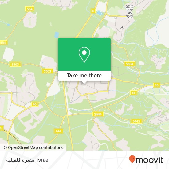 مقبرة فلقيلية map