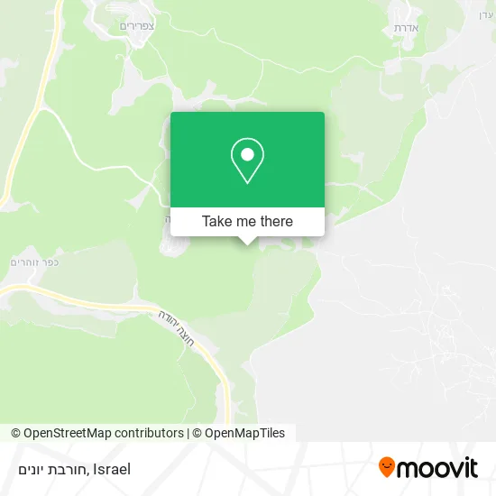 Карта חורבת יונים