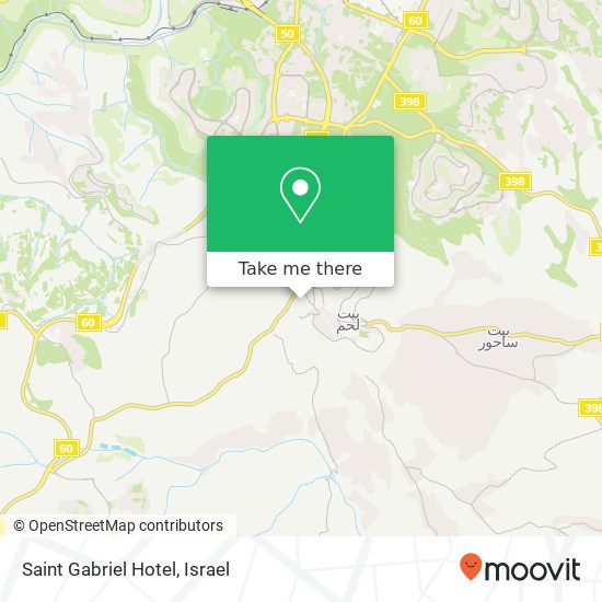 Saint Gabriel Hotel map