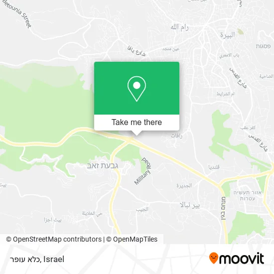 Карта כלא עופר