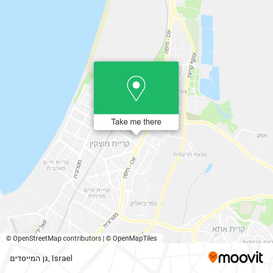 Карта גן המייסדים