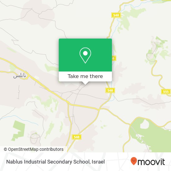 Nablus Industrial Secondary School map