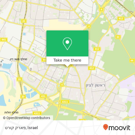 פארק קורט map