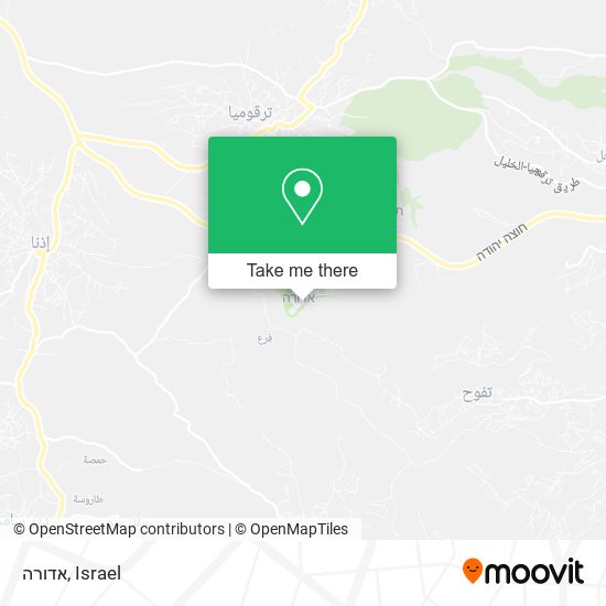 אדורה map