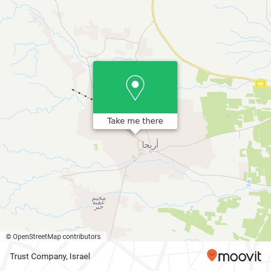 Trust Company map