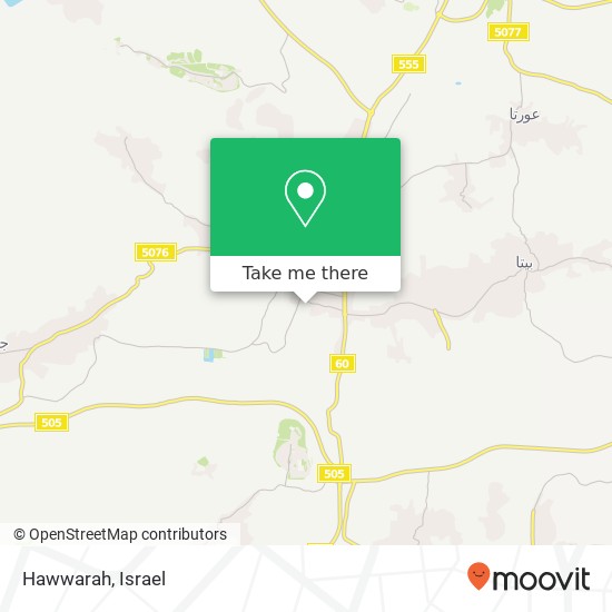 Hawwarah map
