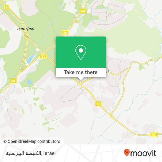 الكنيسة البيزنطية map