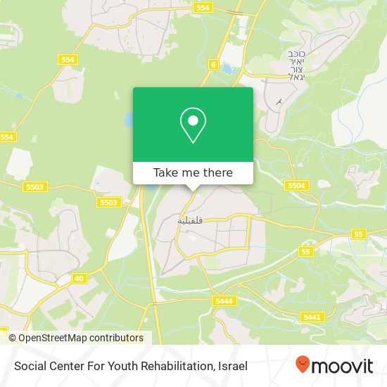 Social Center For Youth Rehabilitation map