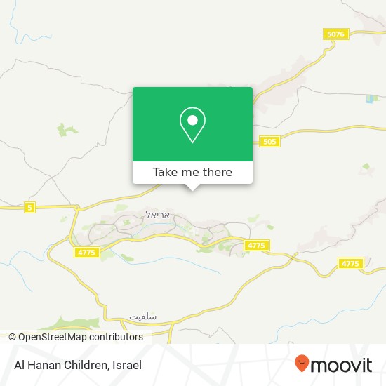 Карта Al Hanan Children