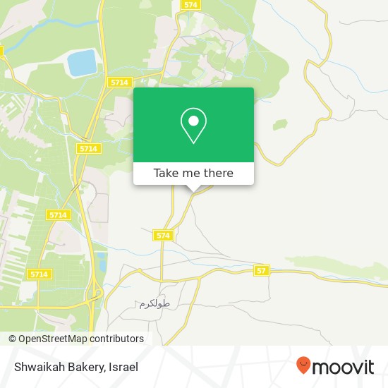 Shwaikah Bakery map