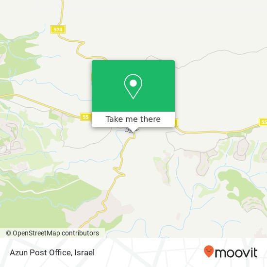 Azun Post Office map