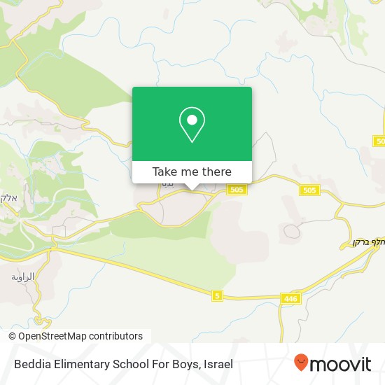 Beddia Elimentary School For Boys map