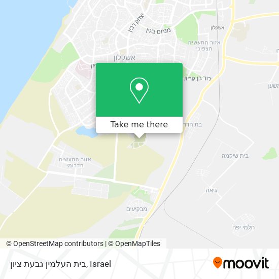 בית העלמין גבעת ציון map