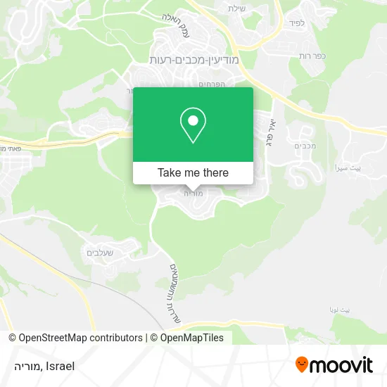Карта מוריה