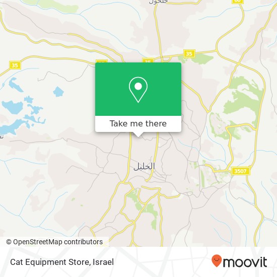 Карта Cat Equipment Store