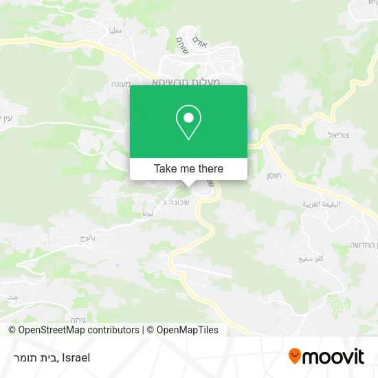 Карта בית תומר