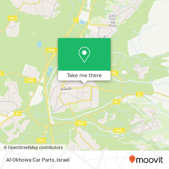 Al-Okhowa Car Parts map