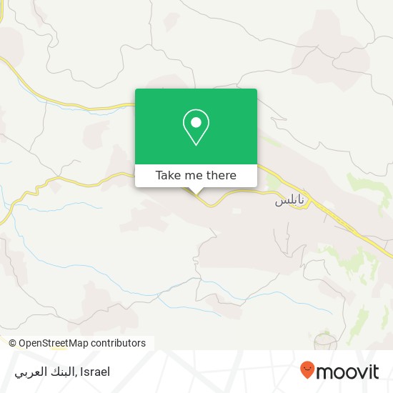 البنك العربي map