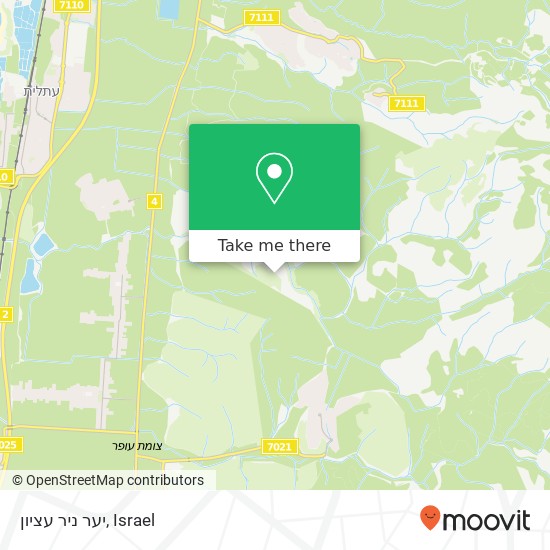 יער ניר עציון map