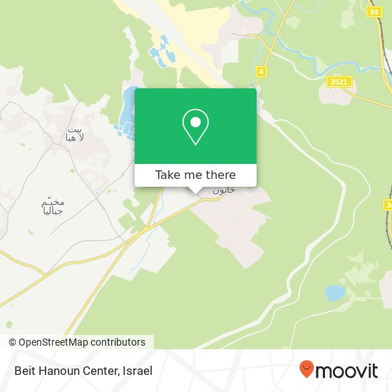 Карта Beit Hanoun Center