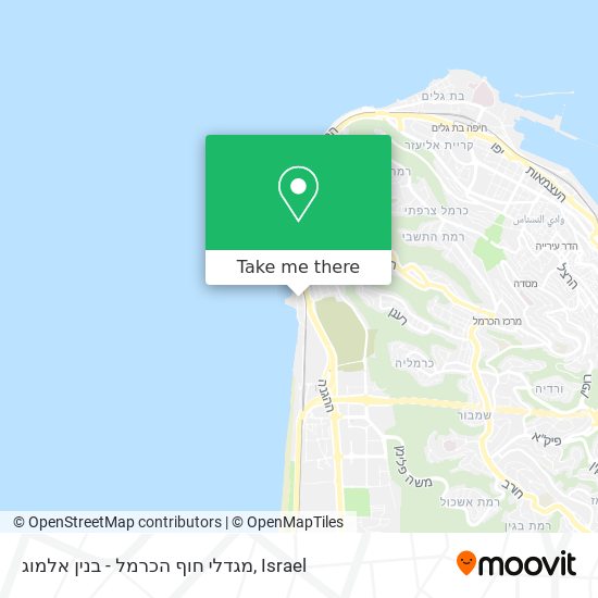 מגדלי חוף הכרמל - בנין אלמוג map