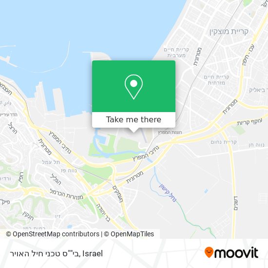 בי""ס טכני חיל האויר map