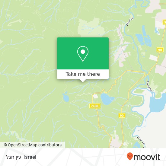 עין חגל map