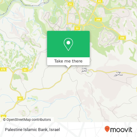 Карта Palestine Islamic Bank