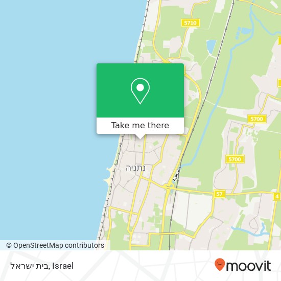 בית ישראל map