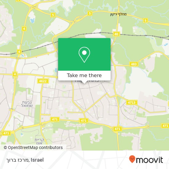 מרכז ברוך map