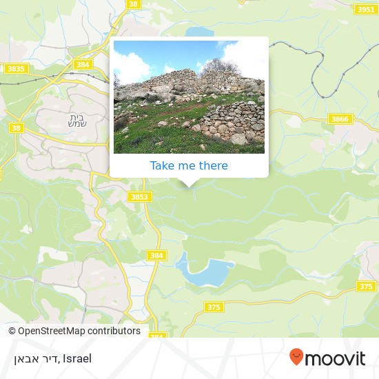 דיר אבאן map