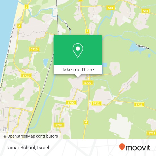 Tamar School map