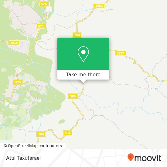 Attil Taxi map