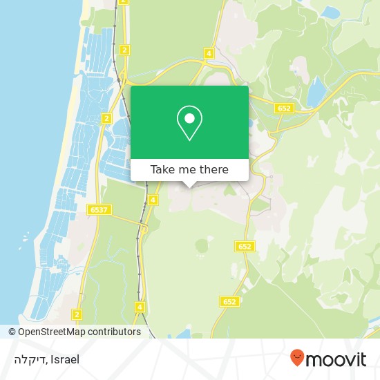 דיקלה map