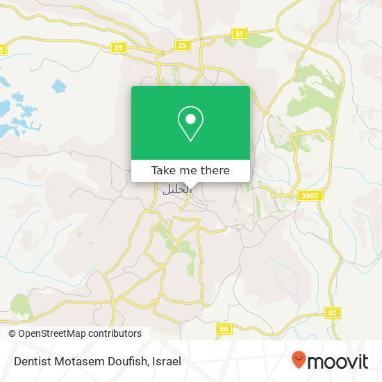Dentist Motasem Doufish map