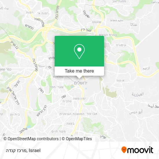 Карта מרכז קנדה
