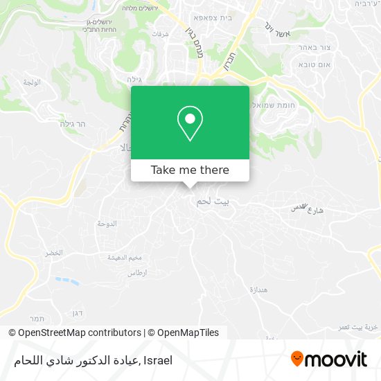 Карта عيادة الدكتور شادي اللحام
