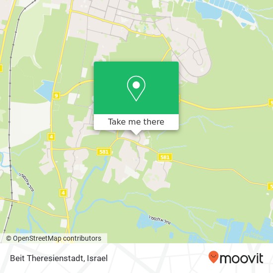 Beit Theresienstadt map