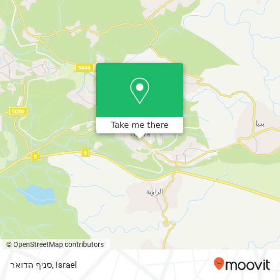 סניף הדואר map