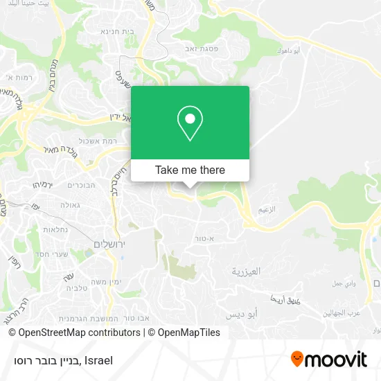 Карта בניין בובר רוסו