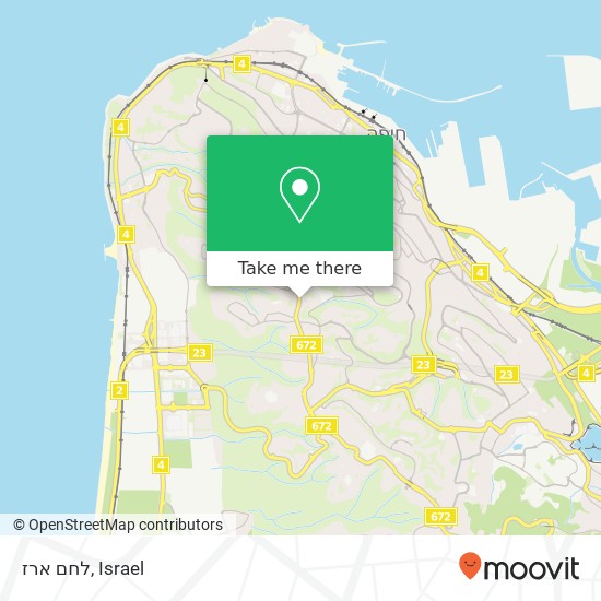 לחם ארז map