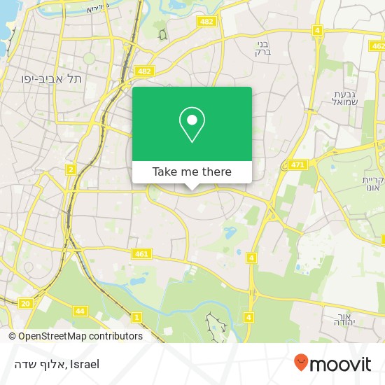 אלוף שדה map