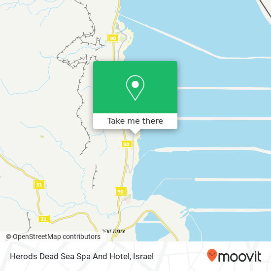 Herods Dead Sea Spa And Hotel map