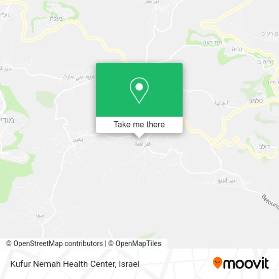 Карта Kufur Nemah Health Center