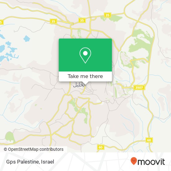 Gps Palestine map