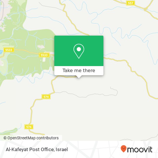 Al-Kafeyat Post Office map