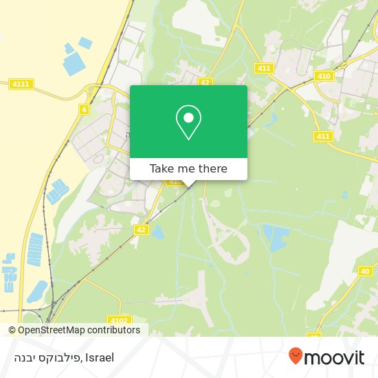 פילבוקס יבנה map