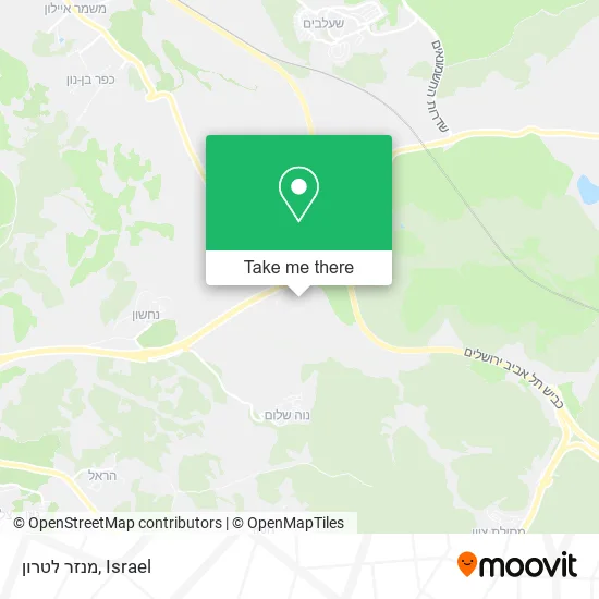 Карта מנזר לטרון