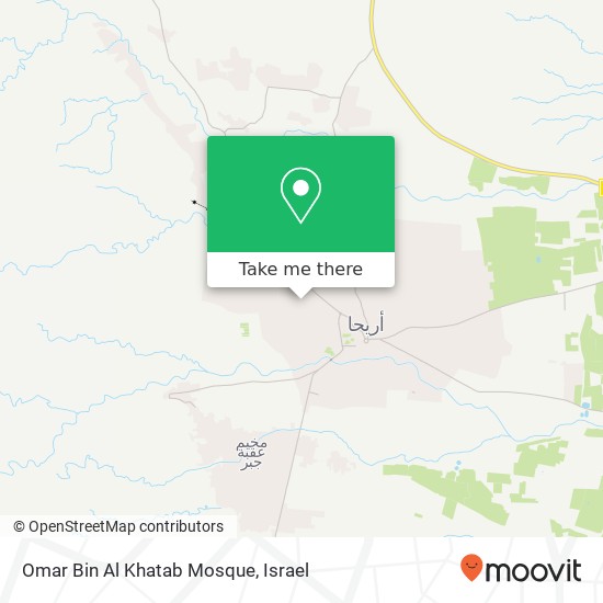 Omar Bin Al Khatab Mosque map